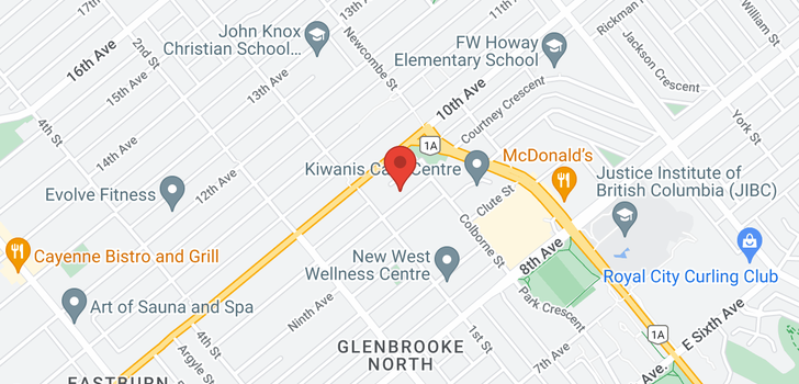 map of 91 GLOVER AVENUE